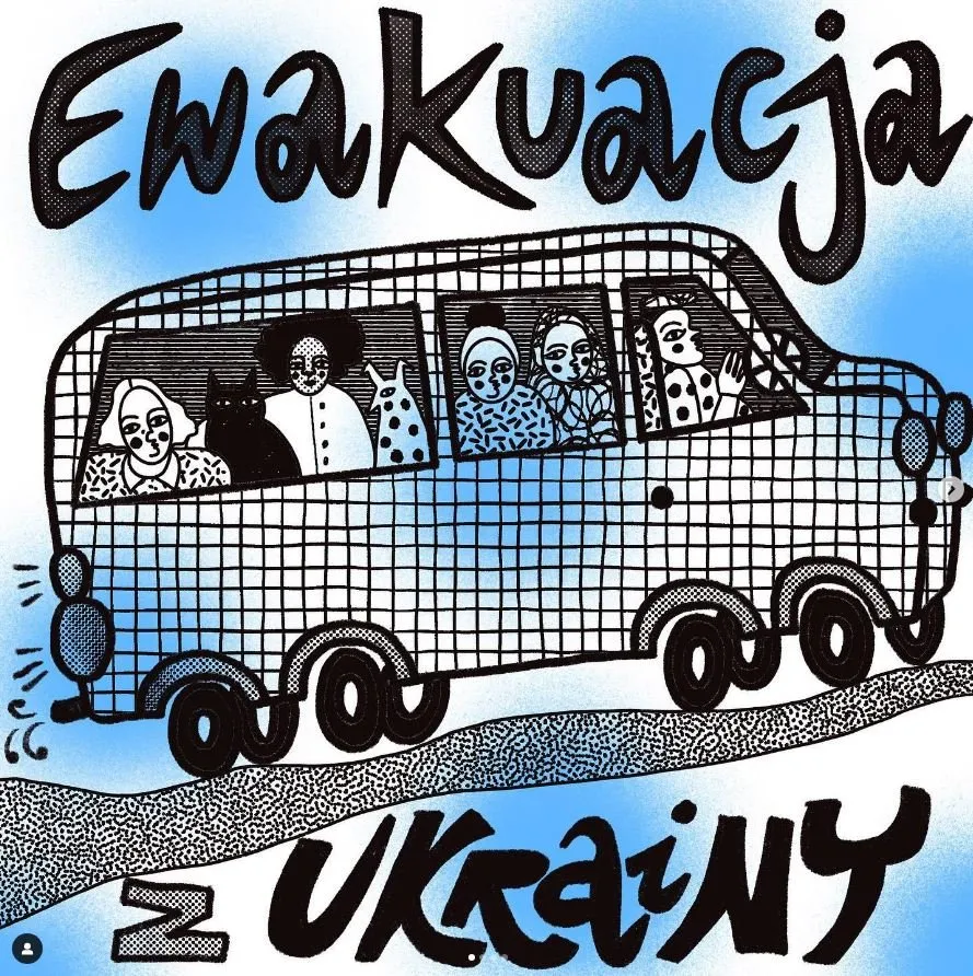 Bezpieczny transport ludzi z Ukrainy